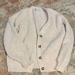 Old Navy Cream Button-Up Cardigan